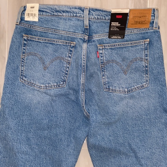 Levi’s Premium Wedgie Straight Leg (2023), Capital E, 32x28, NWT, $98 MSRP - Picture 12 of 15